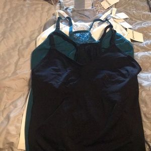 Set of four nursing tank tops/camisoles